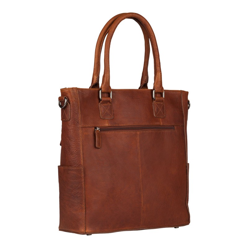 Dámská kožená kabelka Burkely Shopper koňak 52175624 TOTÁLNÍ VÝPRODEJ