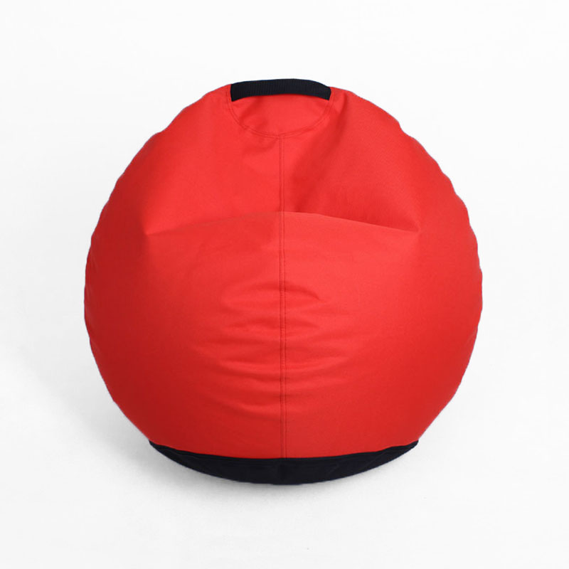 BEZ GRANULÁTU Sedací vak (taburet) Mignon červený polyester