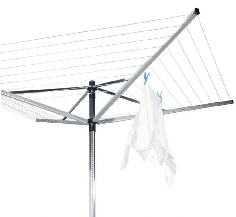 Brabantia Zahradní sušák LIFT-O-MATIC 50m šedý (kovový stojan do země)