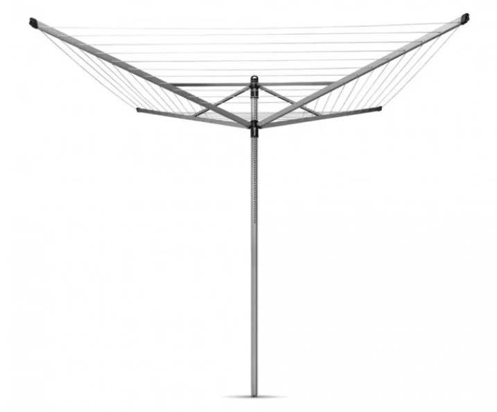 Brabantia Zahradní sušák LIFT-O-MATIC 60m šedý (kryt, kovový stojan do země)