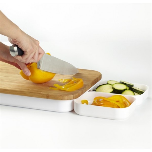 Prkénko na krájení + misky UMBRA BENTO set/7ks VÝPRODEJ
