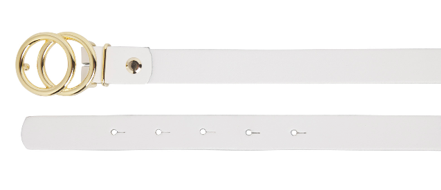 Kožený dámský opasek Timbelt 2020 bílý 95 cm TOTÁLNÍ VÝPRODEJ