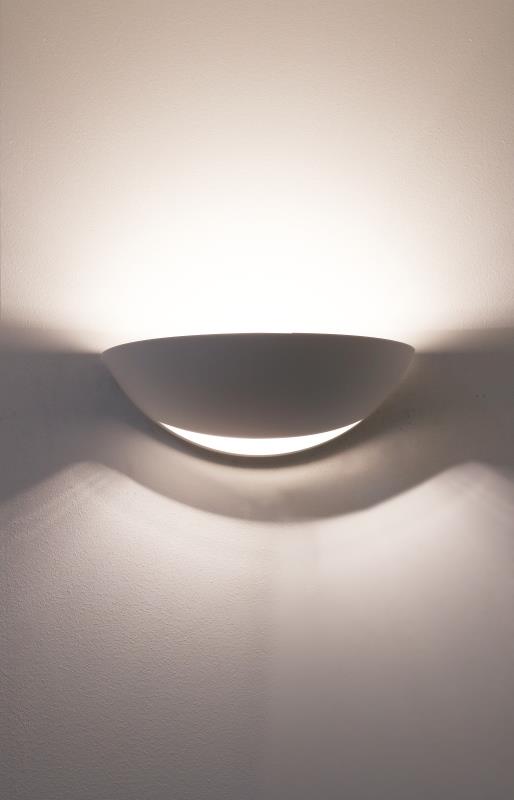 Sádrové nástěnné svítidlo Denis