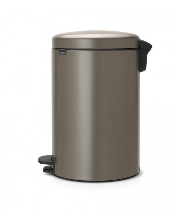 Brabantia Pedálový odpadkový koš newIcon - 20 L platinová