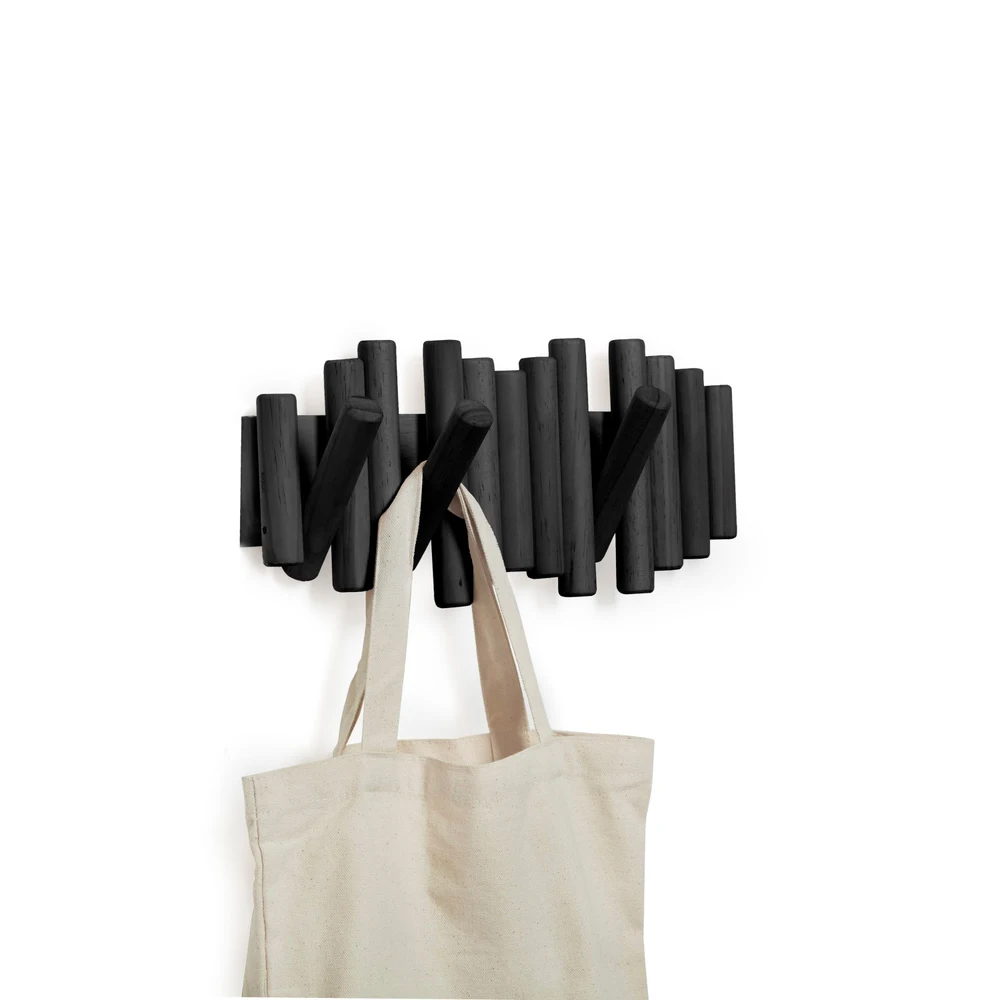 Věšák PICKET 5 háčků černý Umbra VÝPRODEJ