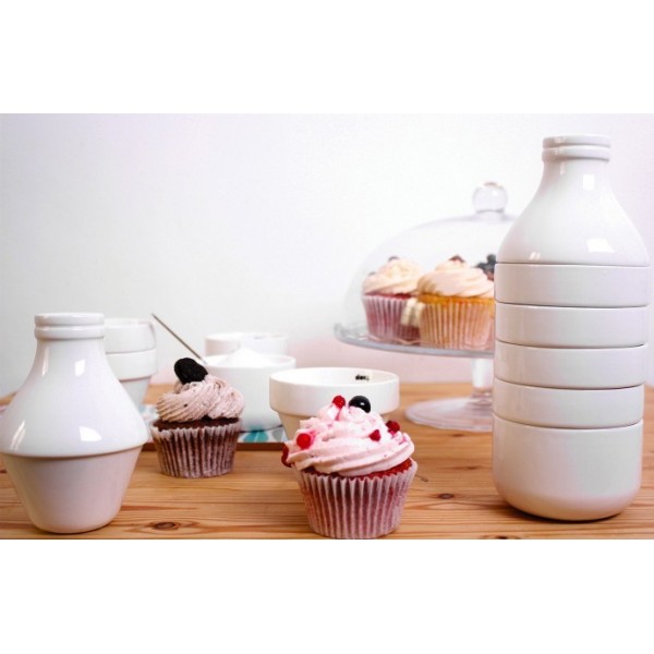 DOIY Porcelánová sestava WITH MILK TOTÁLNÍ VÝPRODEJ