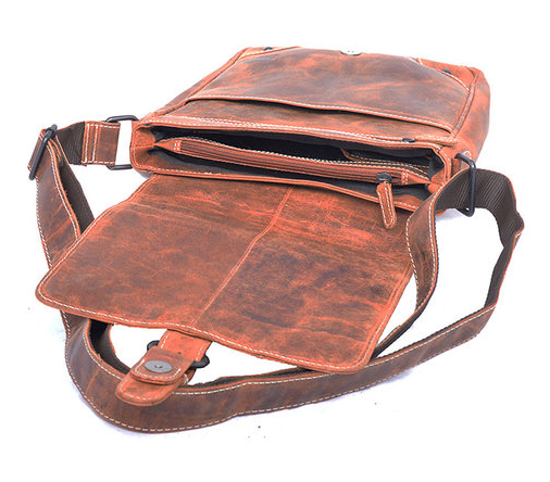 Pánská kožená crossbody taška Arrigo Filip koňak TOTÁLNÍ VÝPRODEJ