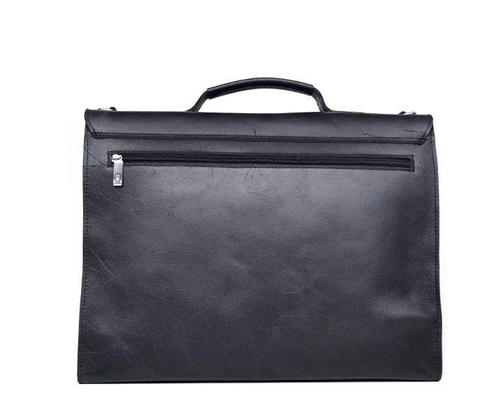 Pánská kožená taška přes rameno Daag Jazzy Party 17 černá TOTÁLNÍ VÝPRODEJ