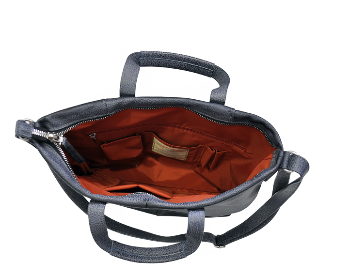 Kožená dámská taška shopper DAAG Native 2 šedá TOTÁLNÍ VÝPRODEJ