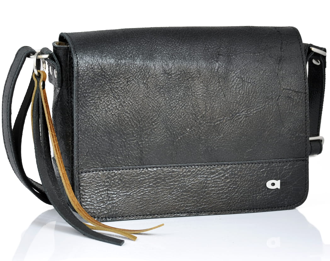 Dámská kožená crossbody kabelka černá Daag Jazzy Wanted 114 TOTÁLNÍ VÝPRODEJ