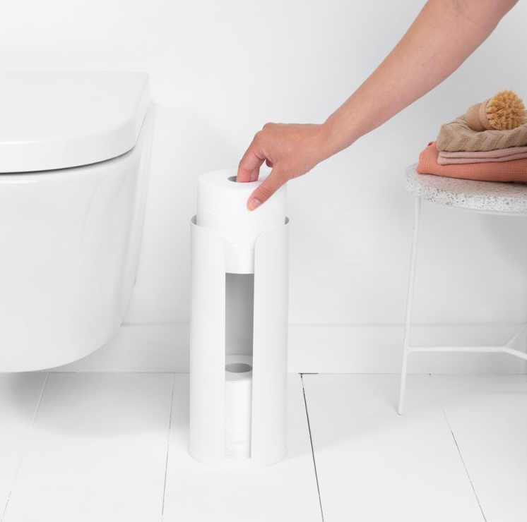 Brabantia Stojan na toaletní papír Balance, bílá
