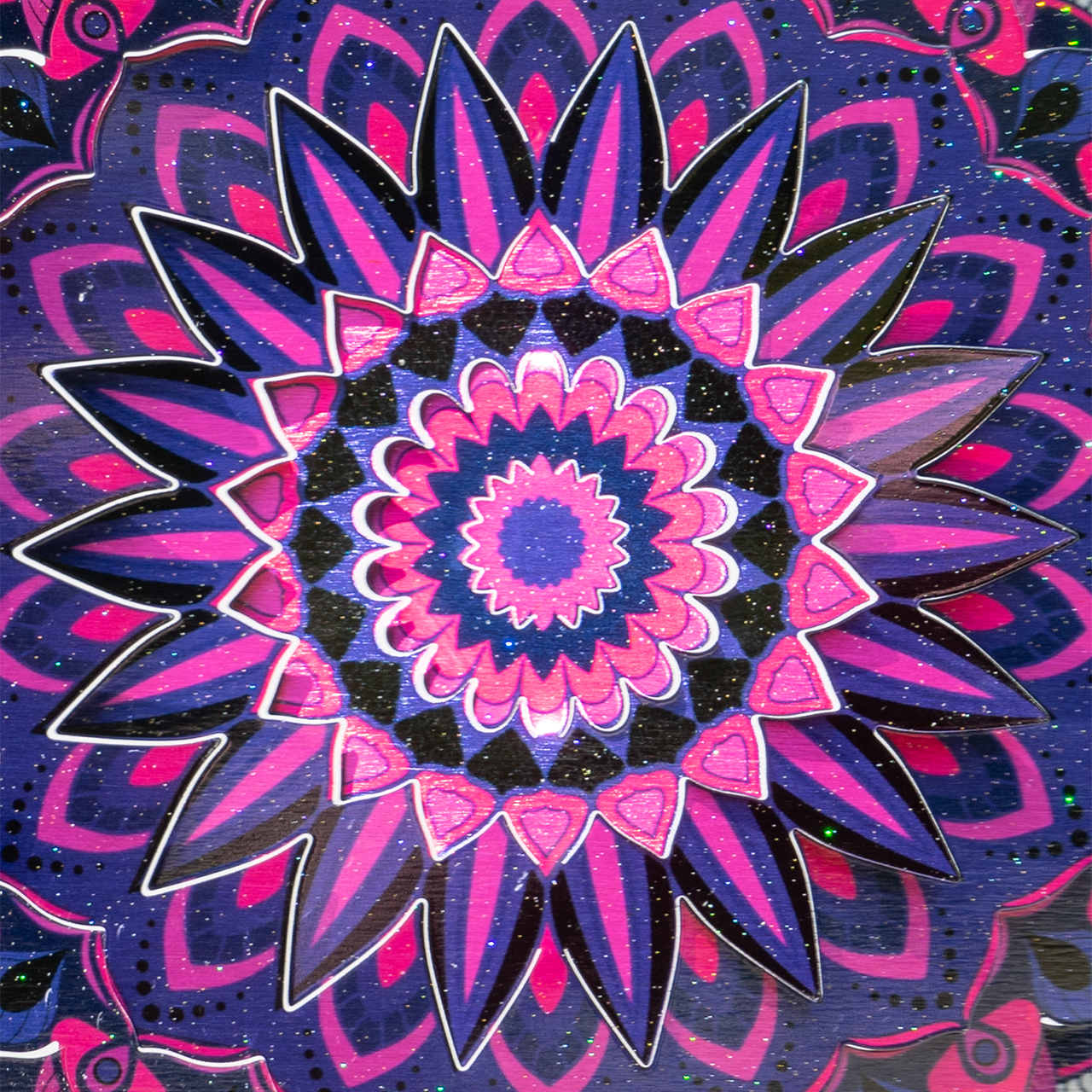 Zahradní větrná dekorace Mandala Tamil 25 cm