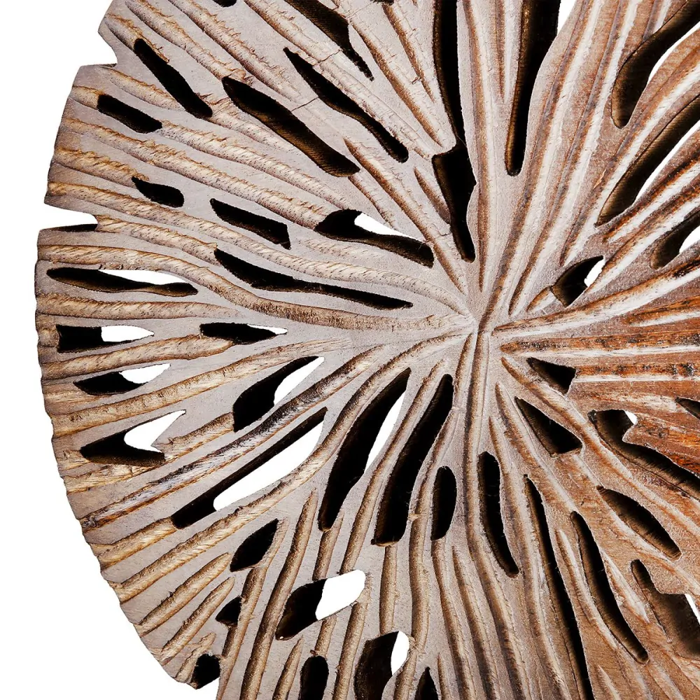 Dřevěná stolní dekorace Disk mangové dřevo průměr 24 cm VÝPRODEJ