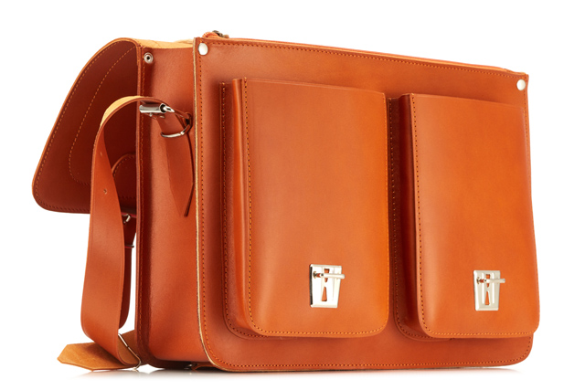 Kožená pánská taška s funkcí batohu VOOC Vintage P24 cognac TOTÁLNÍ VÝPRODEJ
