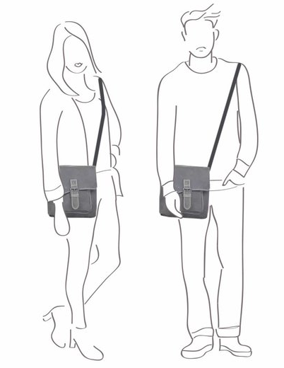 Unisex kožená crossbody taška Arrigo Timy koňak TOTÁLNÍ VÝPRODEJ
