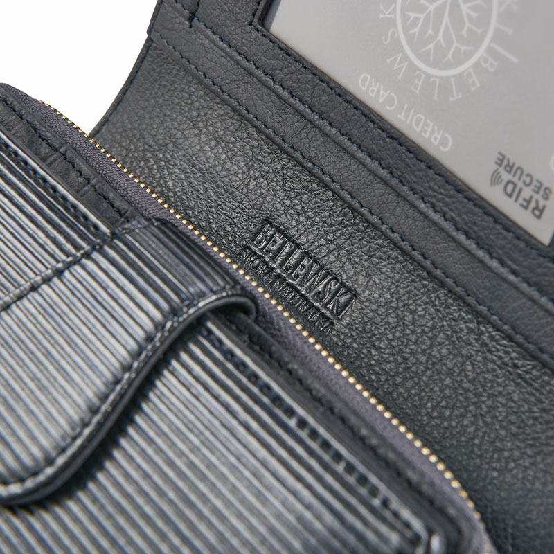 Kožená dámská peněženka s RFID červená Betlewski Palermo TOTÁLNÍ VÝPRODEJ