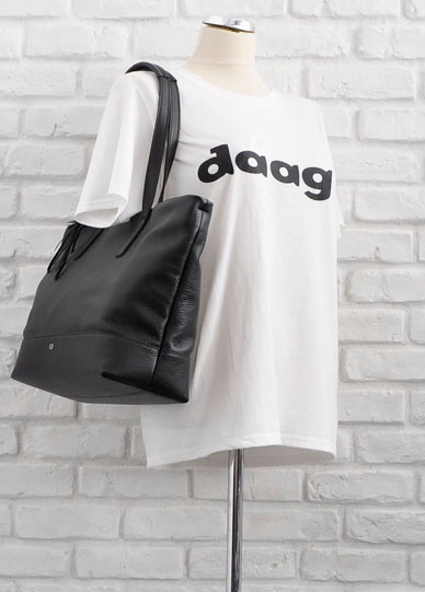 Dámská kožená kabelka 2 v 1 Daag Shy 4 černá TOTÁLNÍ VÝPRODEJ