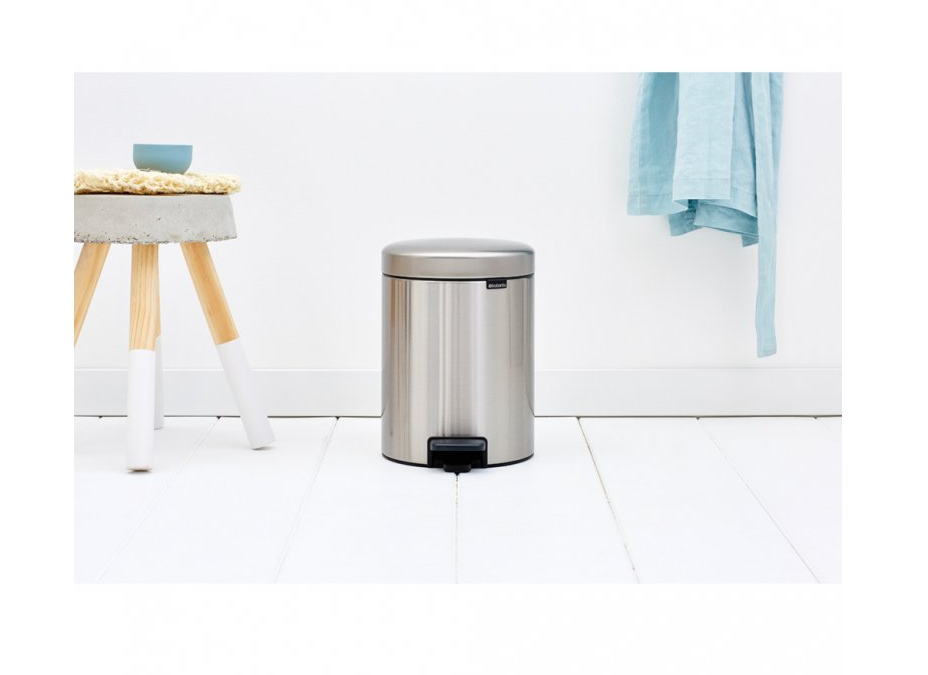 Brabantia Pedálový odpadkový koš newIcon - 5 L, matná ocel FPP