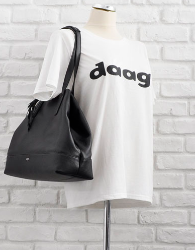 Dámská kožená kabelka 2 v 1 Daag Shy 4 černá TOTÁLNÍ VÝPRODEJ