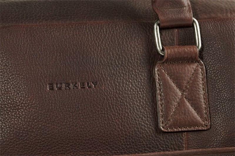 Dámská kožená taška na notebook Handbag M 14" Burkely hnědá TOTÁLNÍ VÝPRODEJ