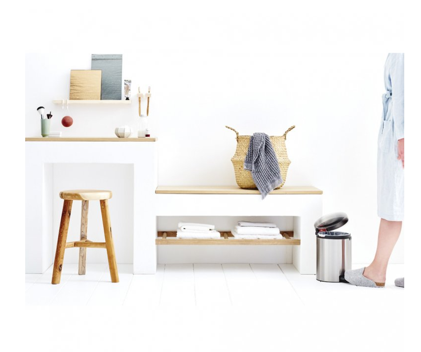 Brabantia Pedálový odpadkový koš newIcon - 5 L, matná ocel FPP