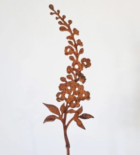 Zahradní kovový zápich Ostrožka