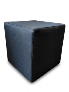 Sedací kostka černá 40 cm s pevným blokem VÝPRODEJ