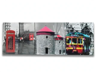 Obraz MLÝNY 86 x 30 cm Venezina