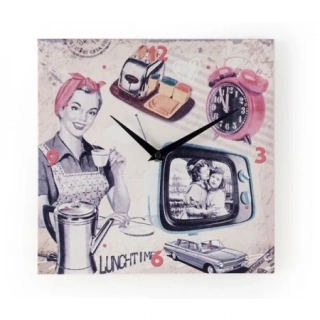 Nástěnné hodiny BRANDANI, retro 55303 VÝPRODEJ