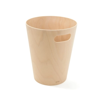 Odpadkový koš WOODROW 28 cm přírodní UMBRA VÝPRODEJ