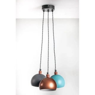 Závěsné svítidlo TESTER 3L trojbarevné