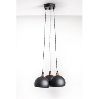 Závěsné svítidlo Tester 3L černé