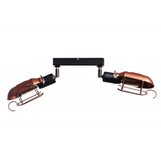 Stropní svítidlo loftové MECHANICAL 2 měděné