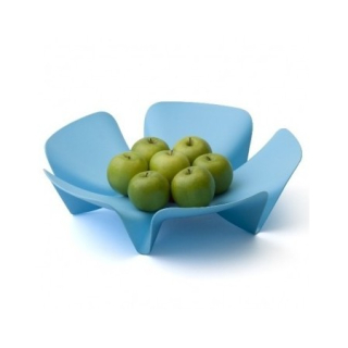 QUALY Velká mísa FLOWER FRUIT TRAY modrá