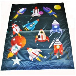 BEZ GRANULÁTU Sedací polštář rakety 110 x 140 cm