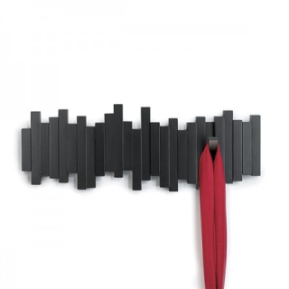 UMBRA Věšák sklápěcí STICKS černý VÝPRODEJ