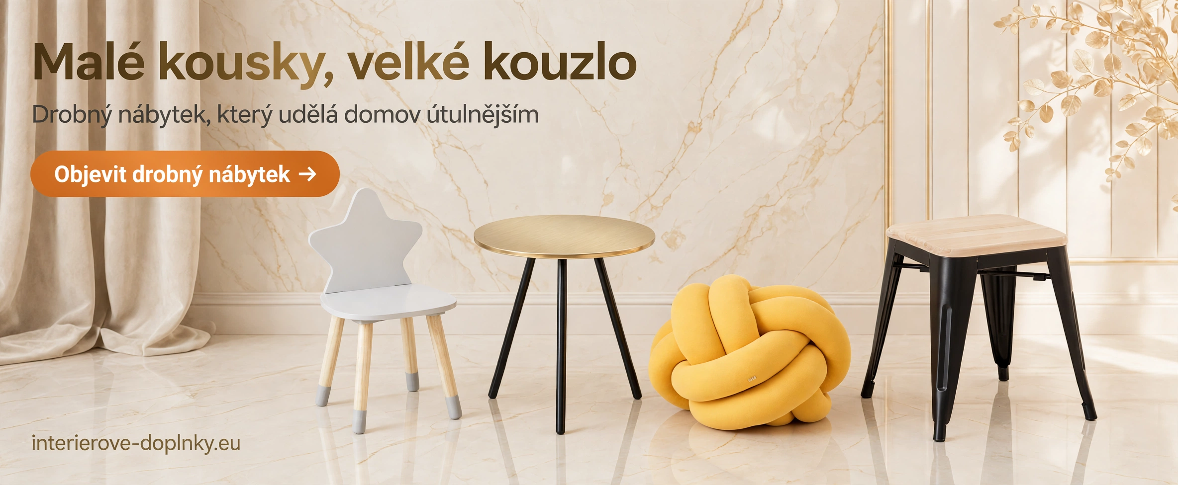 banner drobný nábytek